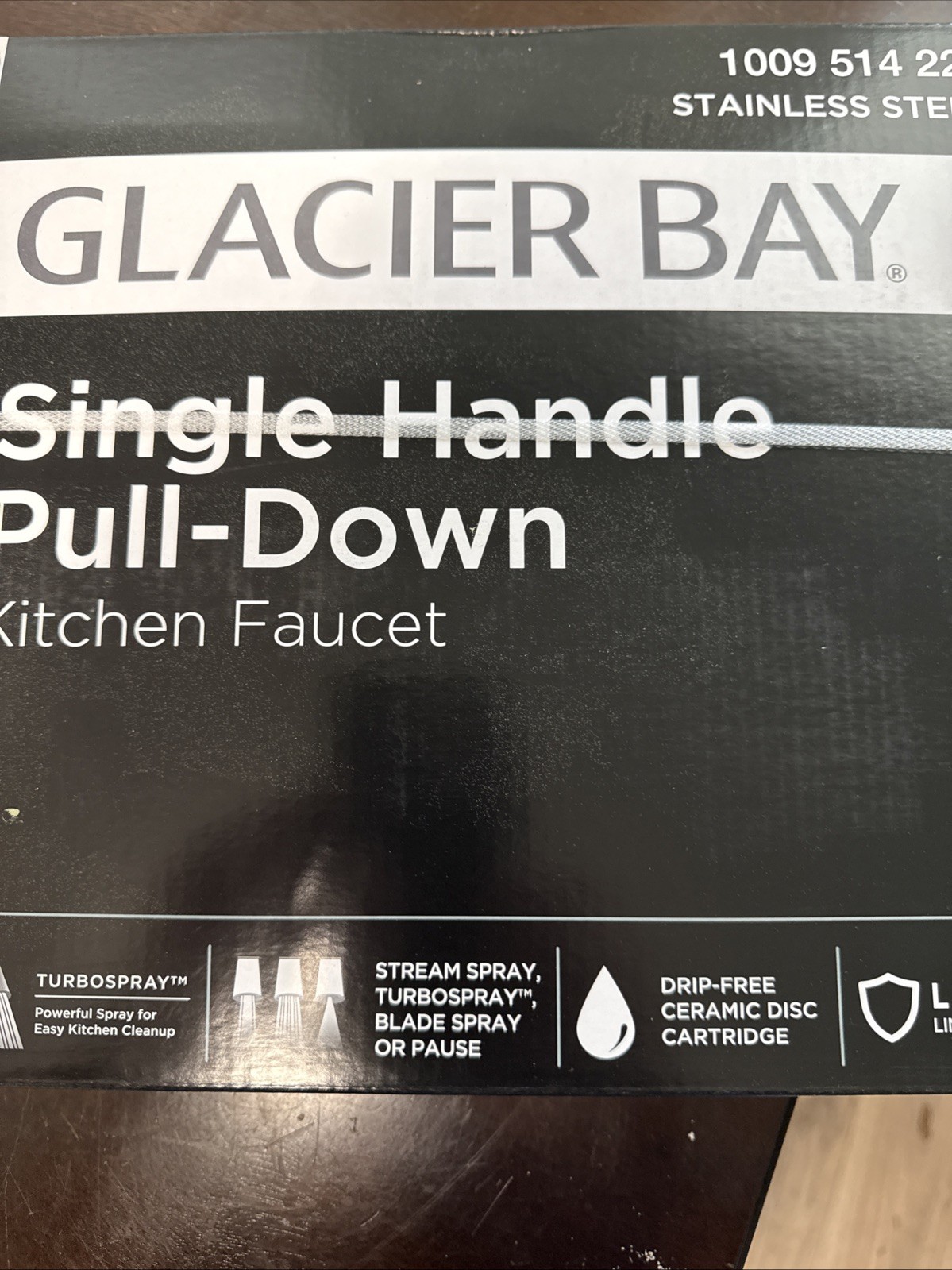 kitchen faucet , New, Glacier Bay, Stainless Steel