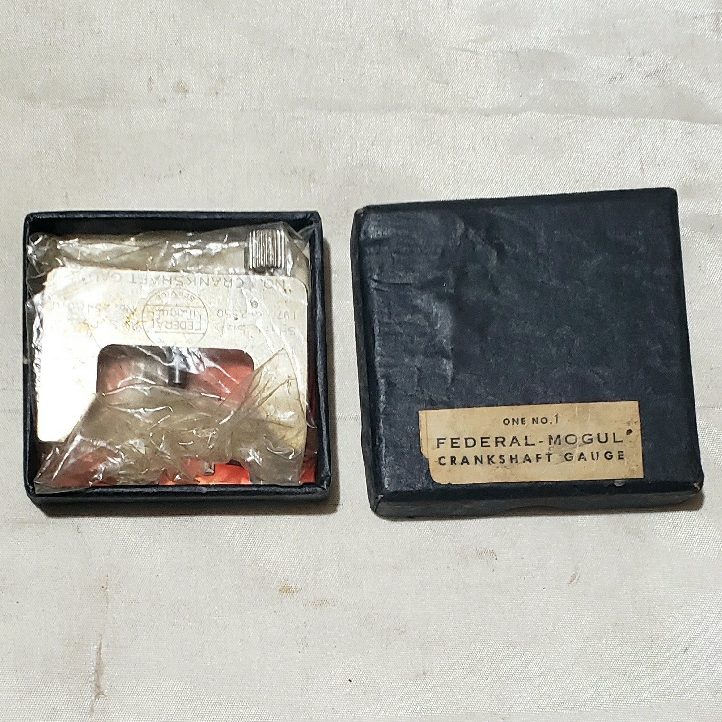 Federal Mogul No. 1 Crankshaft Gauge 1.970 To 2.550 Shaft Size Made In USA NOS