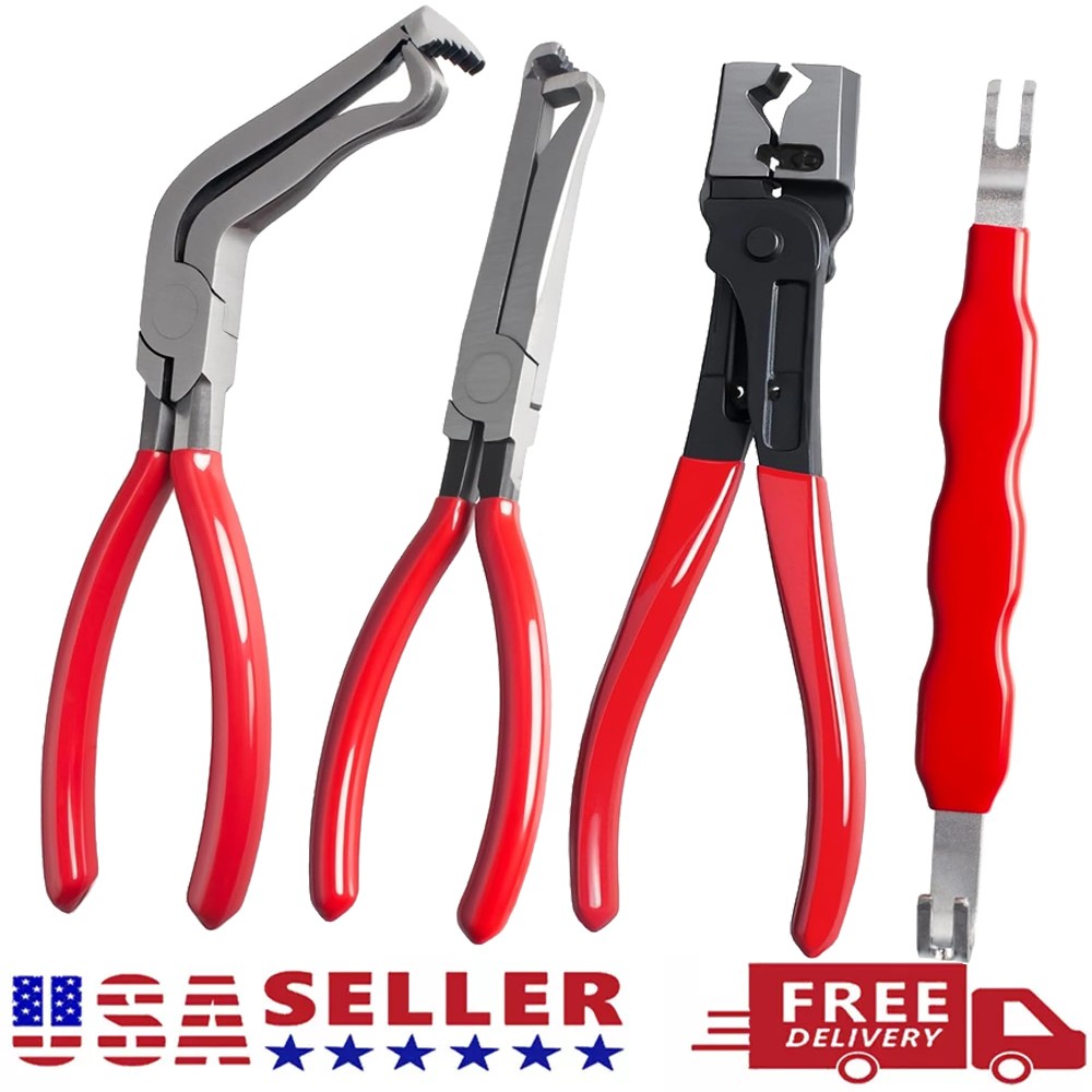 4Pcs Electrical Disconnect Pliers 60° Automotive Electrical Connector Separator