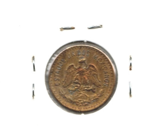 Mexico 1 Centavo, 1942, Bronze, KM 415