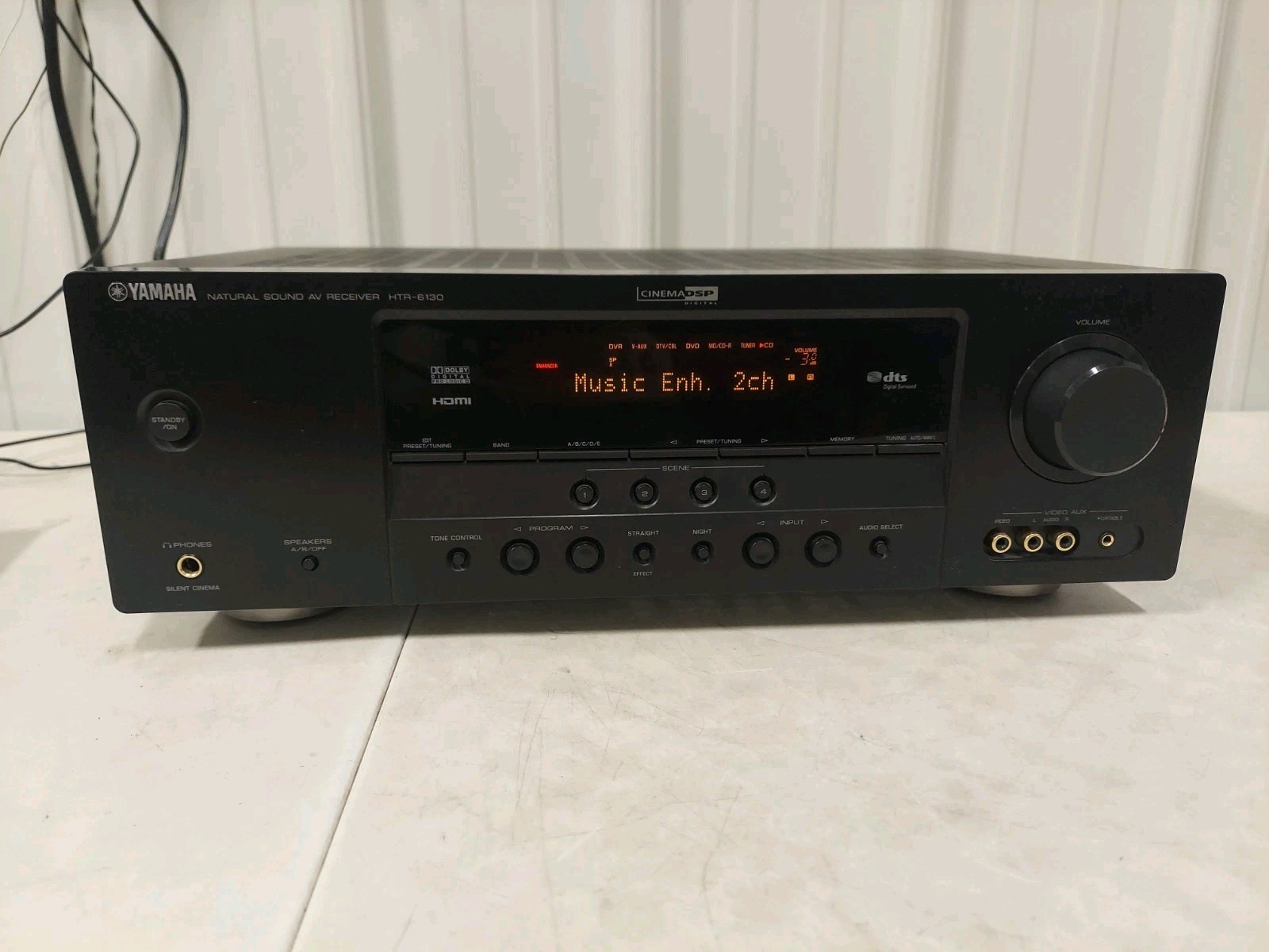 Yamaha HTR 6130 500 Watt 5.1 Channel Home Theater Receiver HDMI TESTED No Remote