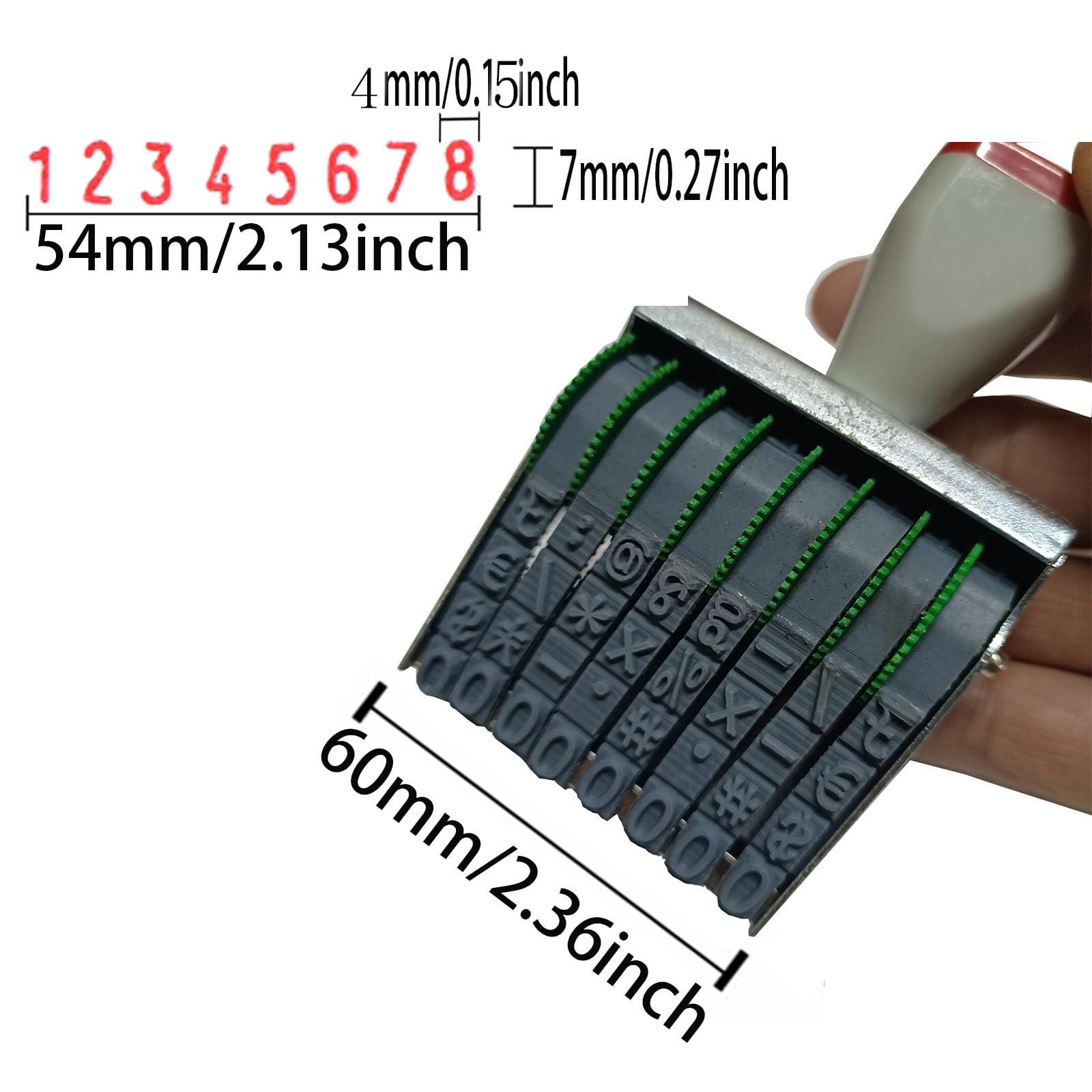 Zeng Date Stamps 8 Digits Roller Stamp