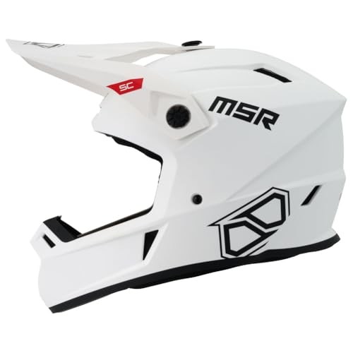 MSR™ SC Range Dirt Bike Motocross Helmet Medium Matte White