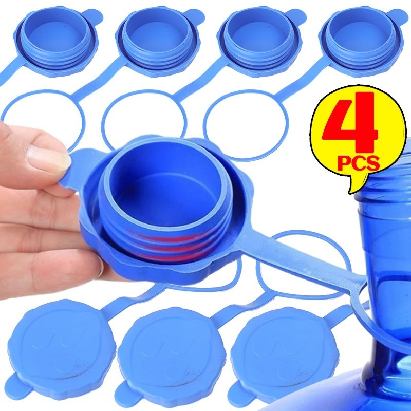4 Pcs Reusable 4 Gallon Water Jug Caps Leak Proof Bottle Lids 5.5mm Water Bottle