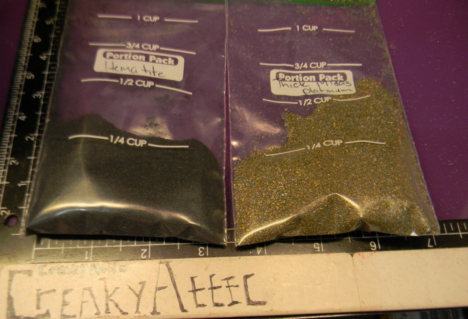 THICK MIDAS PLATINUM HEMATITE 2 EMBOSSING POWDERS #513 CREAKYATTIC