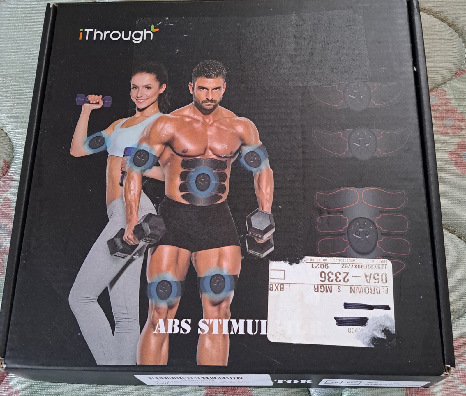 Ultimate ABS Fitness  Muscle Toner Stimulator Abdominal Trainer NIB