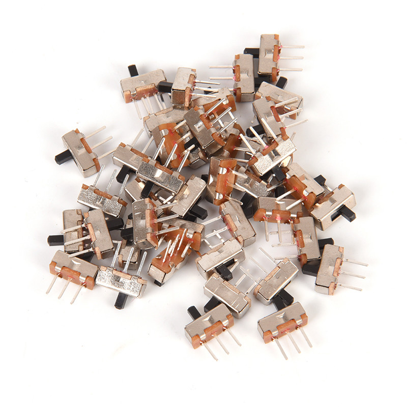 40x 3 Pin SS12D00G3 2 Position SPDT 1P2T PCB Panel Mini Vertical Slide Switch_z8