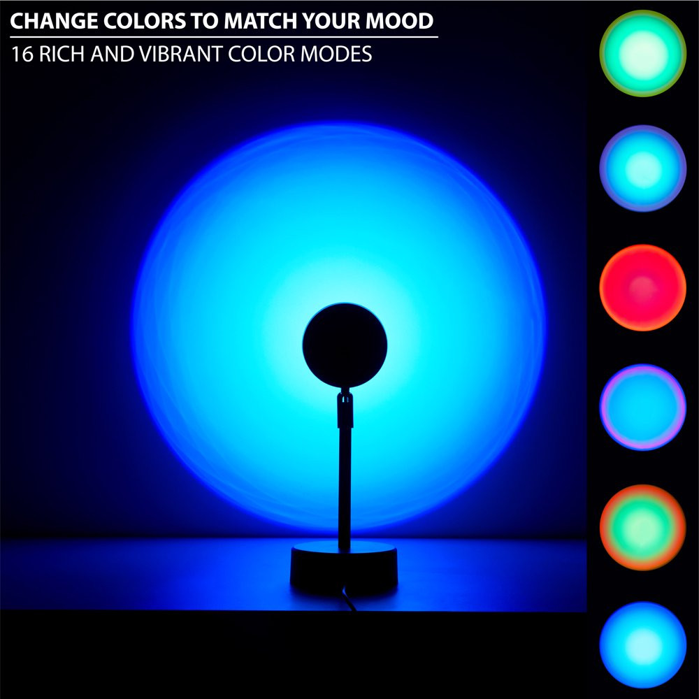 SUNSET PROJECTOR LAMP Color Changing LED Multi-Color Options