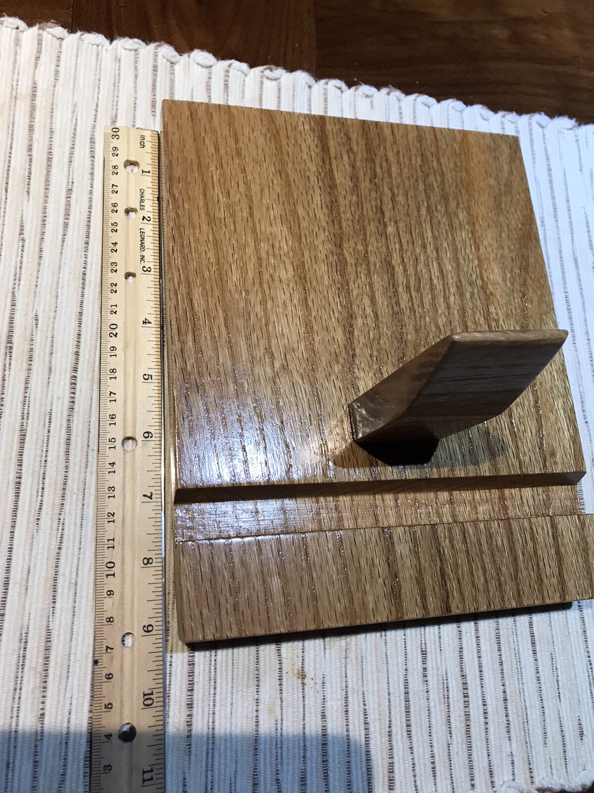 Handmade Oak Tablet/Phone Holder