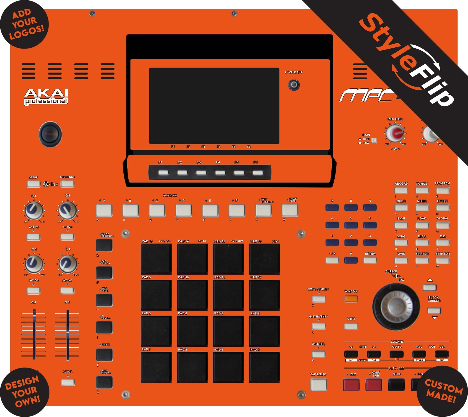 Akai MPC 4000 Skin | Custom Design | Protective Decal | StyleFlip Skins