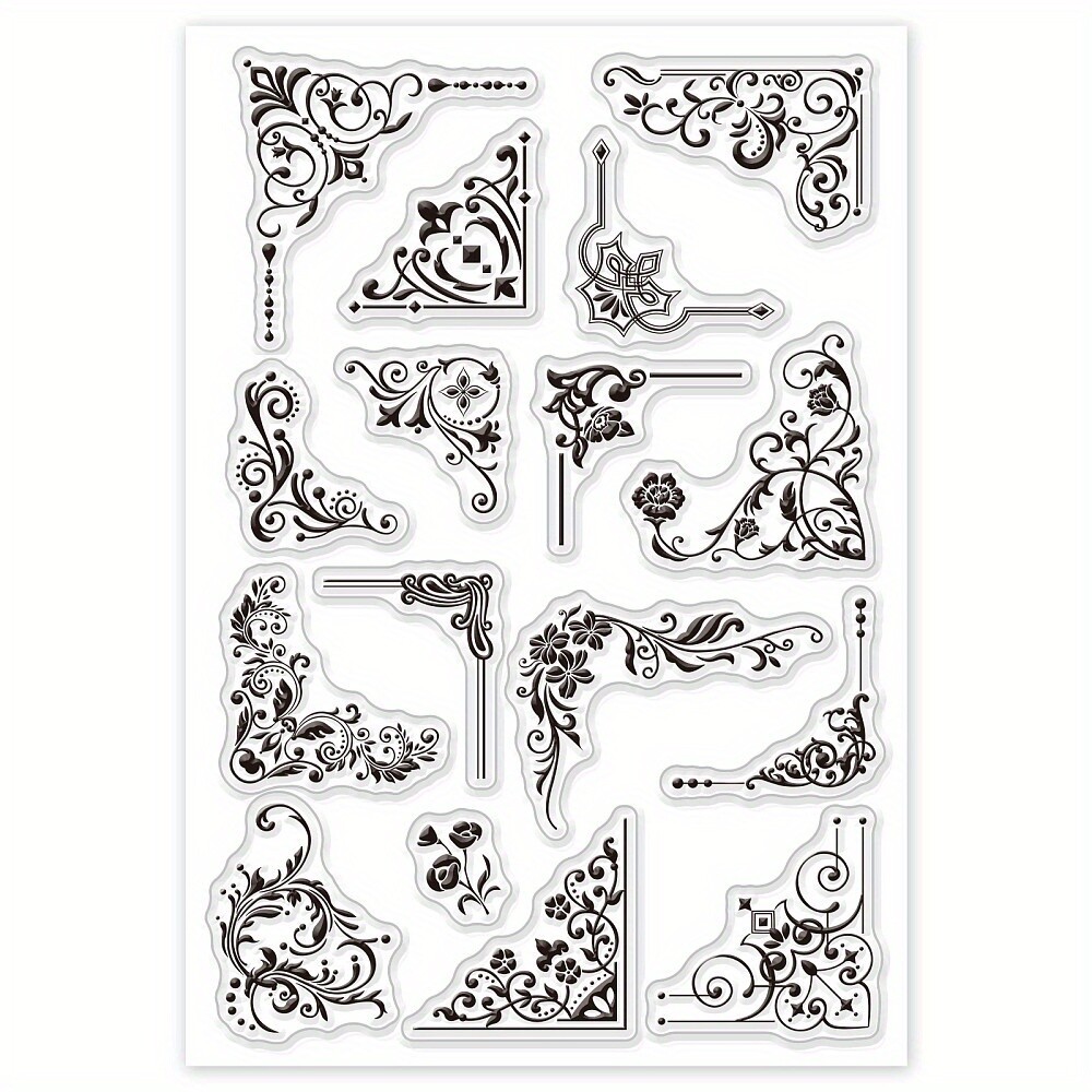 1sheet PVC Plastic Stamps for Scrapbooking Photo Album tive Cards Making