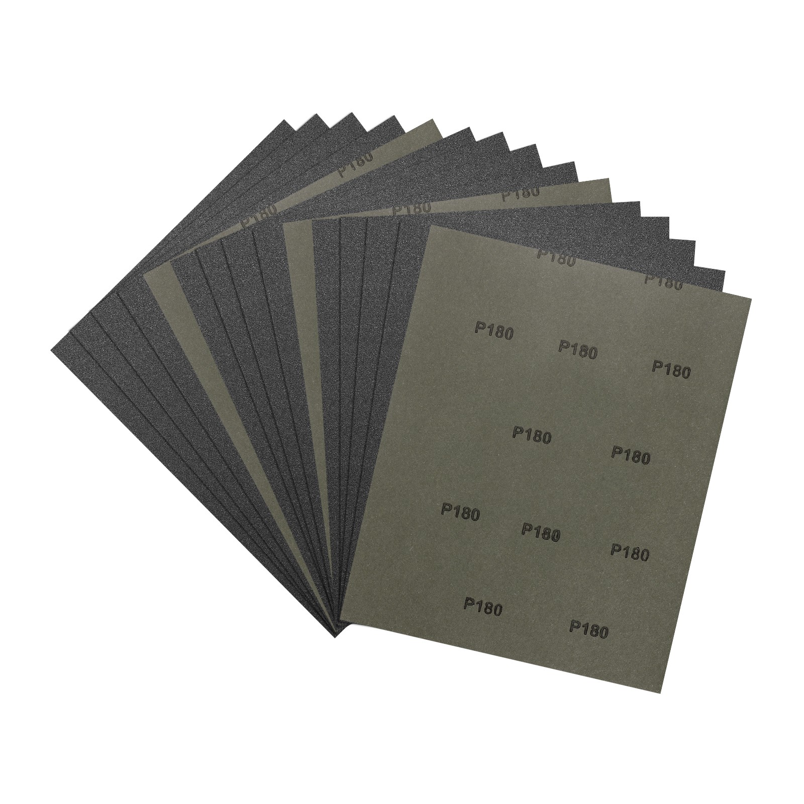 15pcs Sand Papers - [9 x 11 Inch x 180 Grits] Wet Dry Sandpaper Sheets
