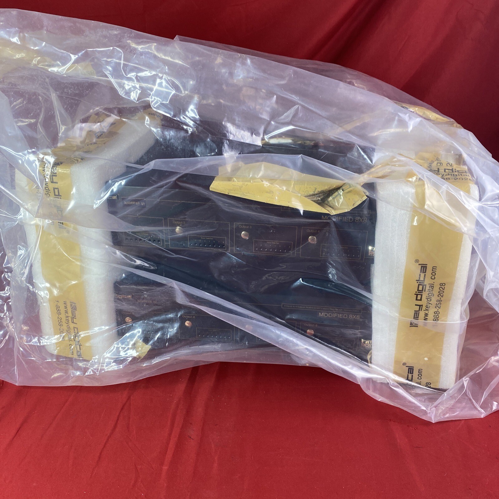 Key Digital (KD-MSW8x4PRO-8) Matrix Switchers Special Modified To 8x8 - Read!!!