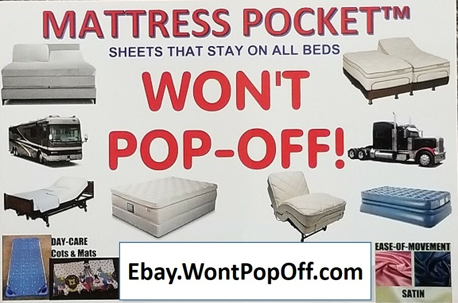 Won't Pop Off Bamboo Blend King Queen Twin Split King Set Fitted Sheet 10 to 15"