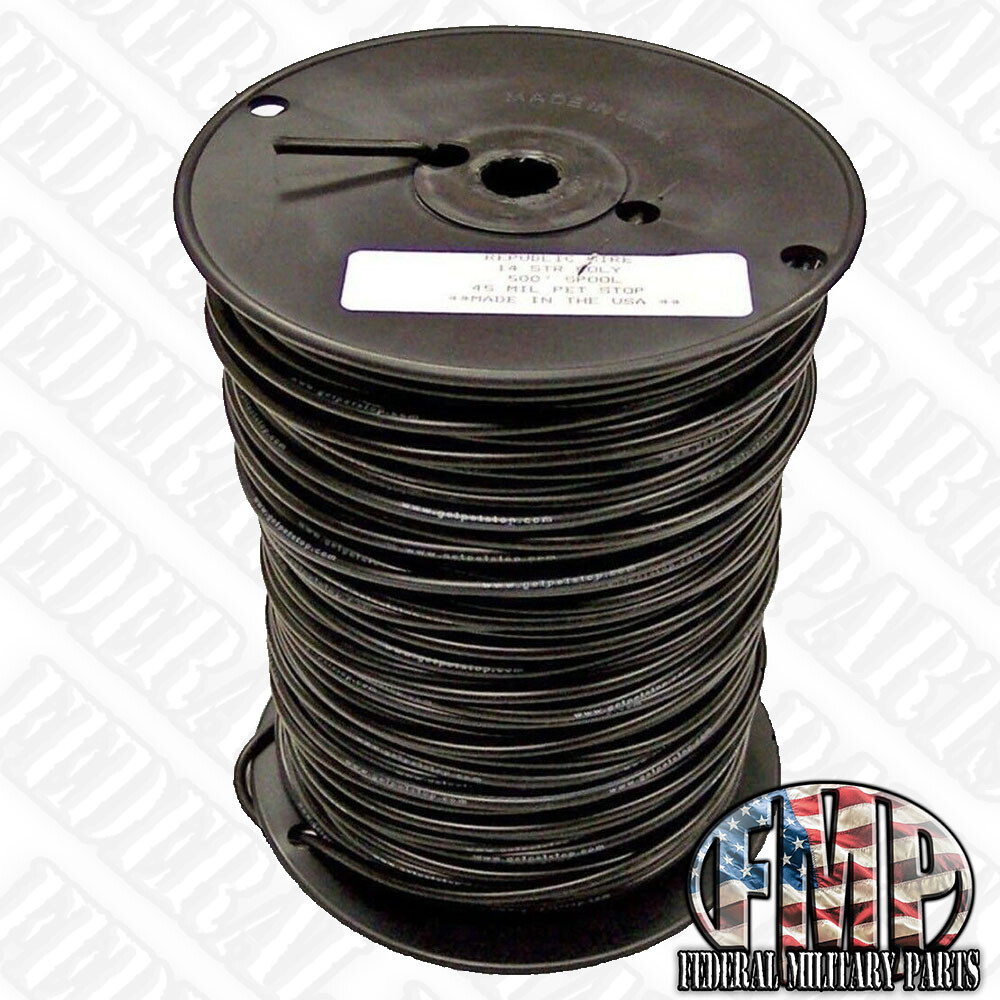 50’ Prestolite Military Wire 14 AWG Gauge Wiring Harness fits Humvee M998 Light