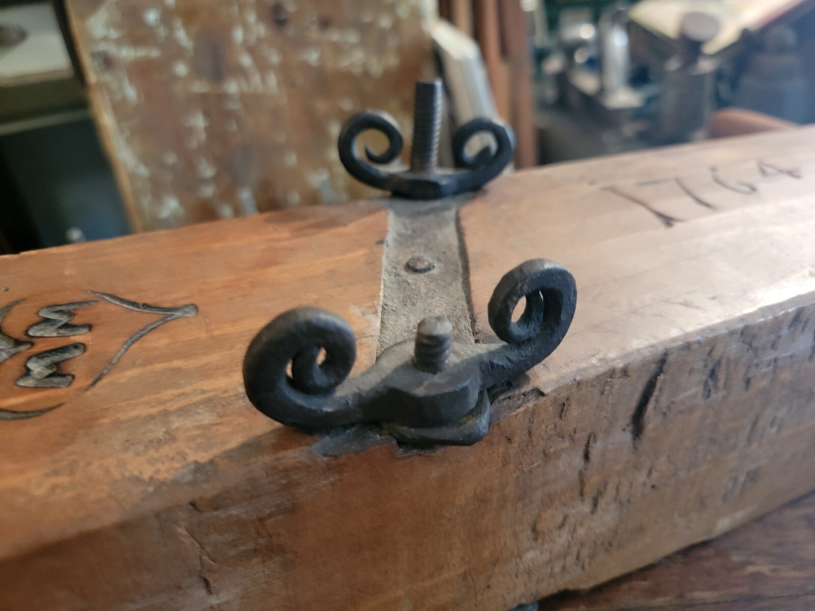 Antique Primitive 1764 Wood Plane