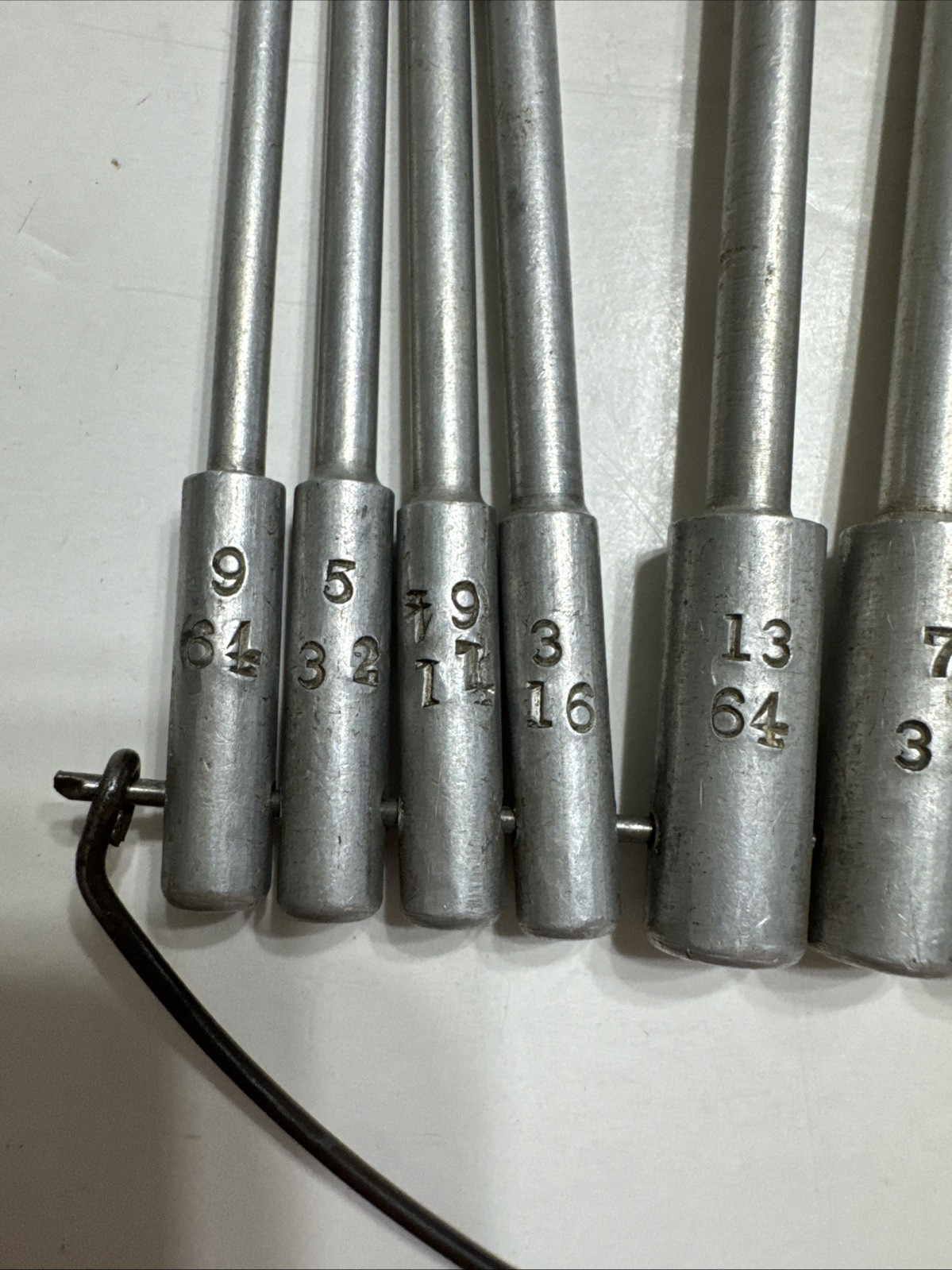 Numbered Drilling Tools Set Vintage