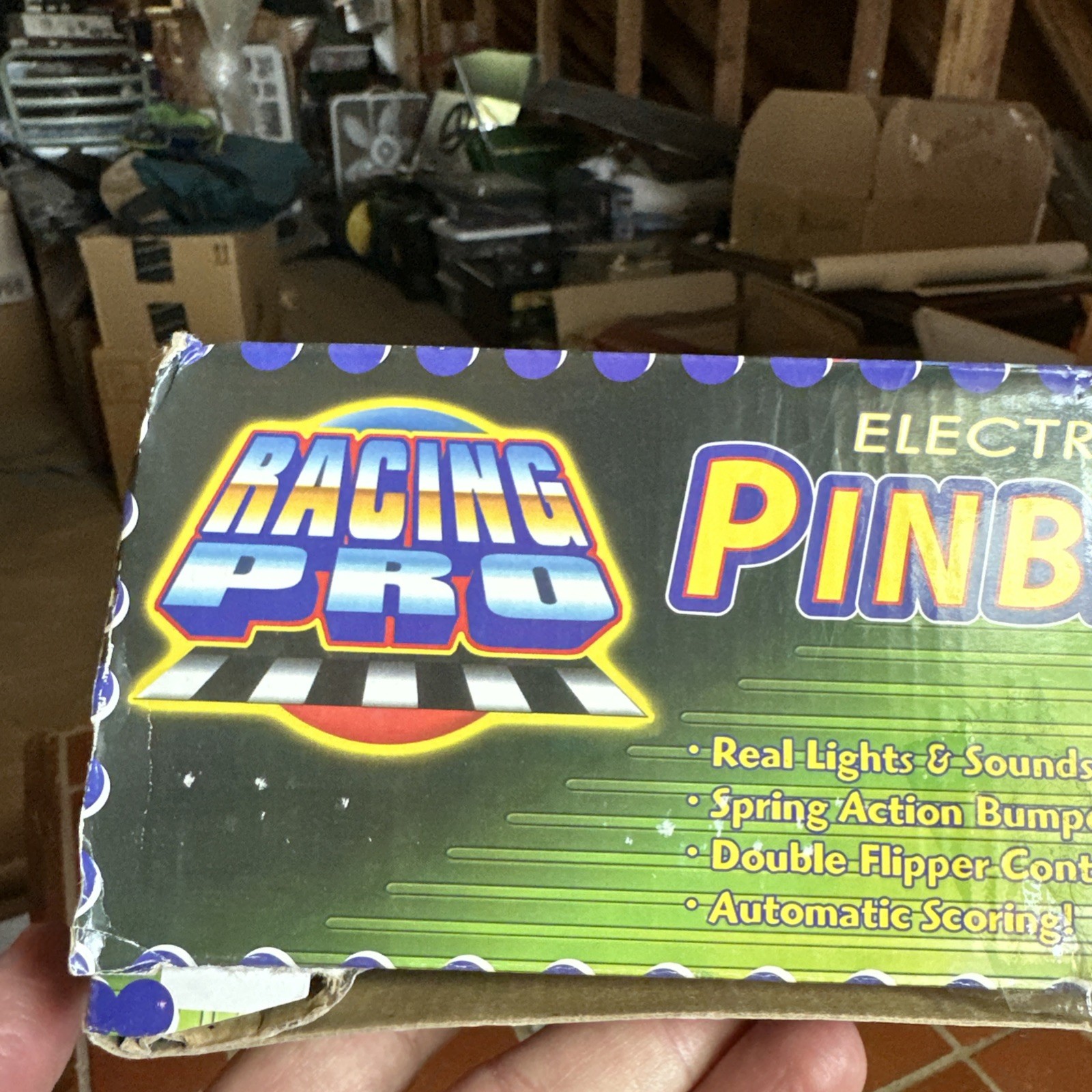 Racing Pro Pinball Machine – Vintage, New in Box