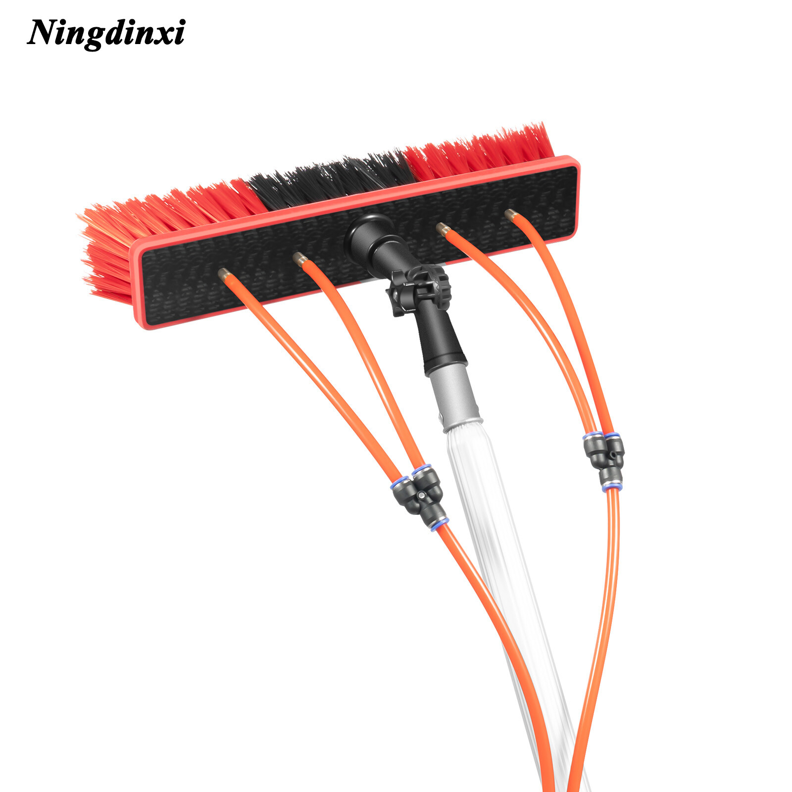 26ft Window Washing Pole Water Fed Pole Cleaning Brush Solar Panel Cleaner Tools