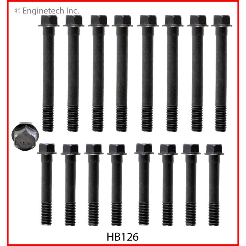 Enginetech Engine Cylinder Head Bolt Set HB126;