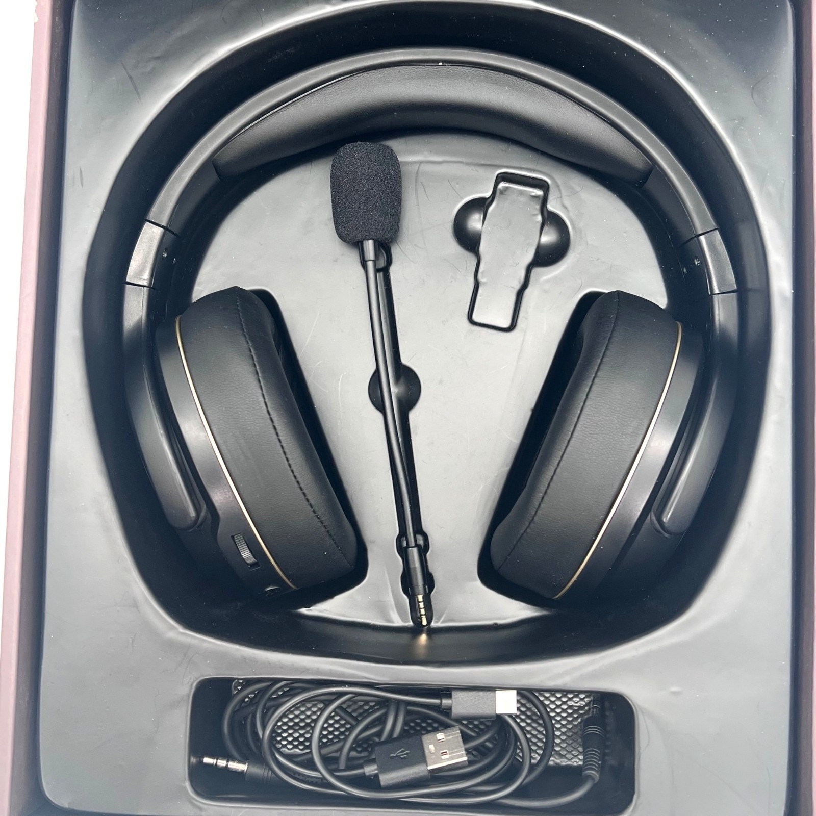 Xiberia G01 Wireless Gaming Headset With Detachable ENC Microphone MISSING USB