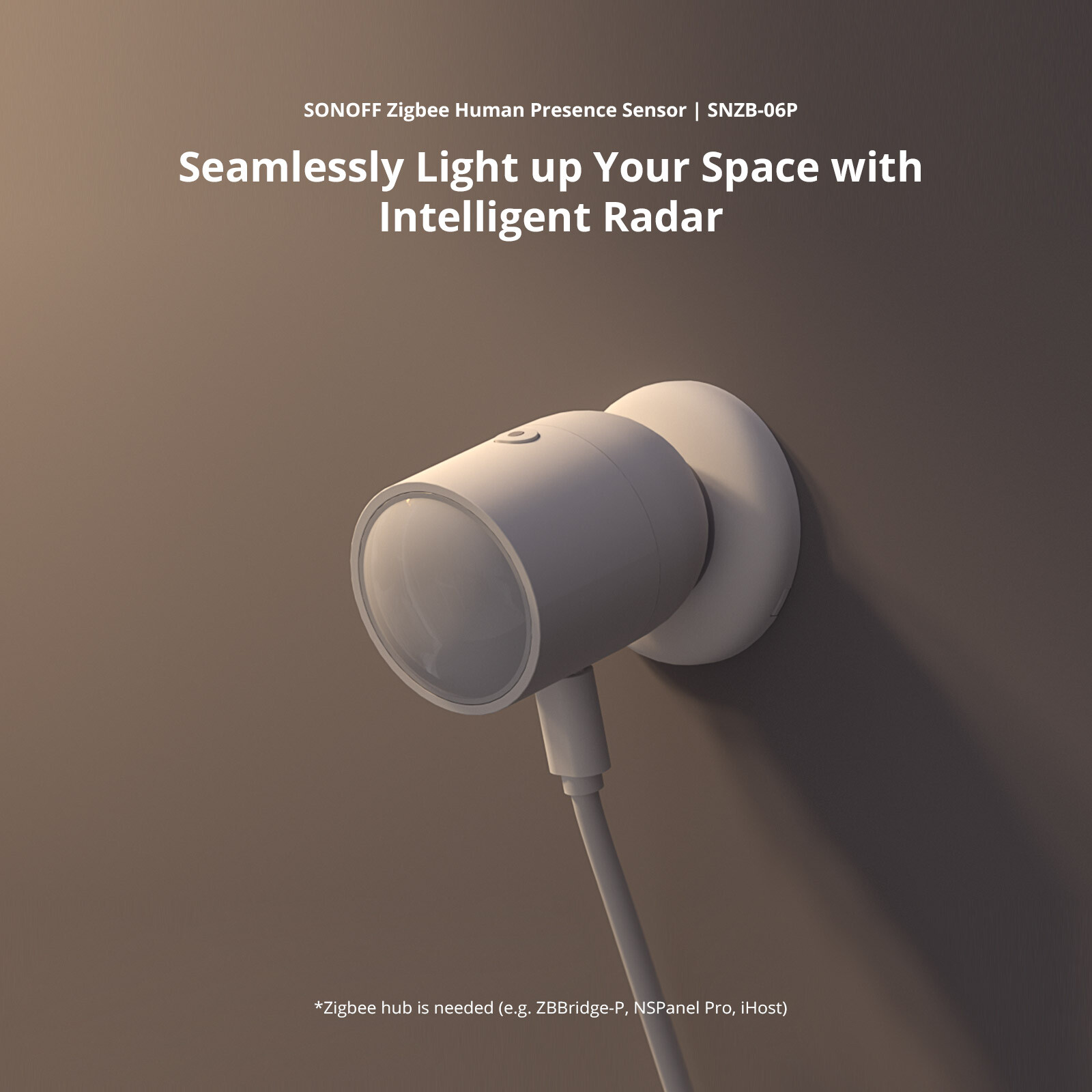SONOFF Smart Human Presence Sensor Zigbee 3.0 Local Smart Scene Motion Detectors