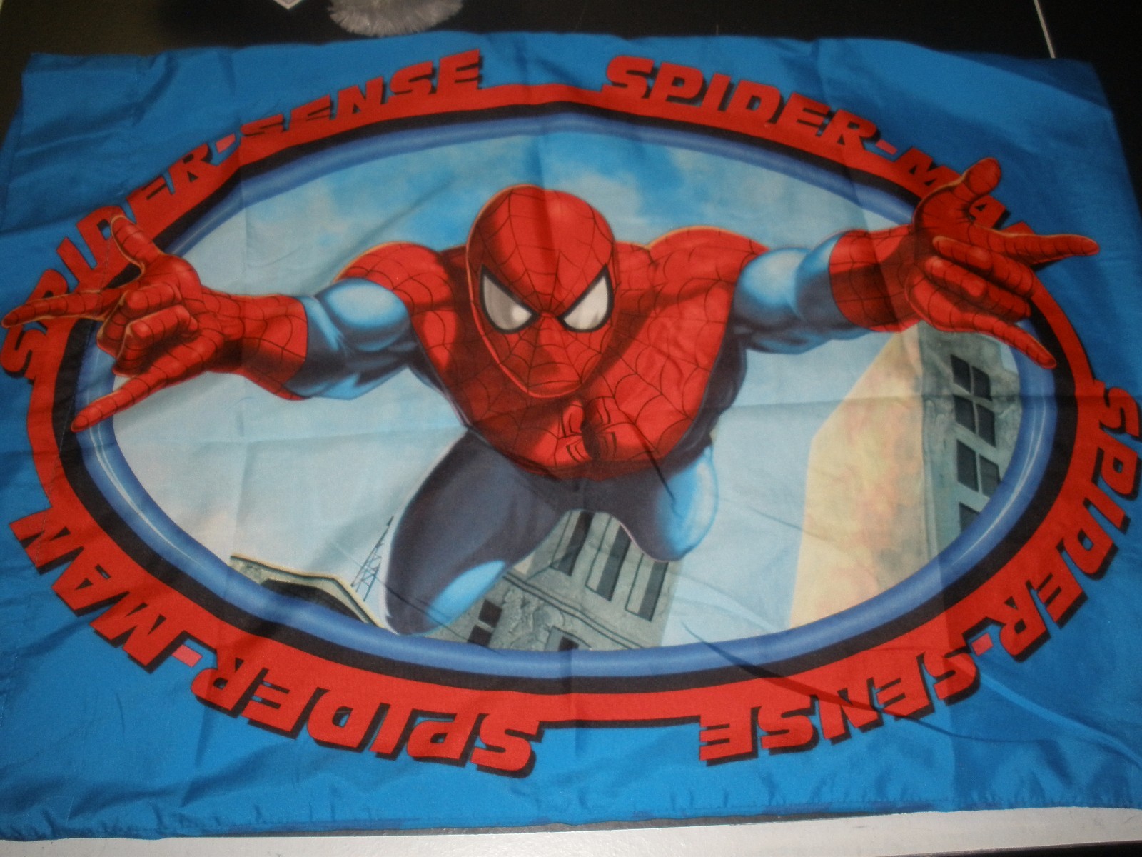 Marvel Spiderman Spider Man Spider Sense Pillowcase MINT