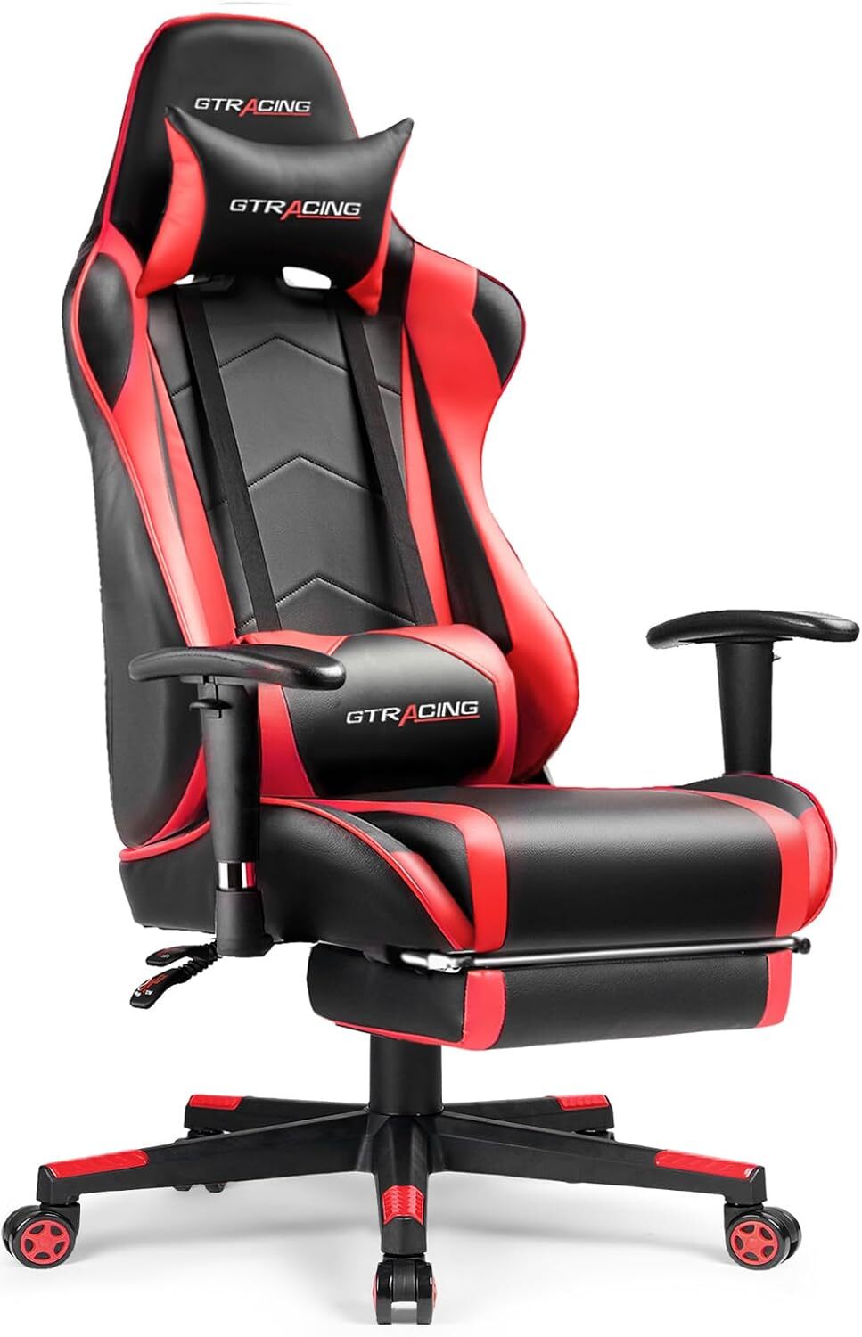 GTRACING Gaming Chair with Footrest, High Back Computer Chair Ergonomic