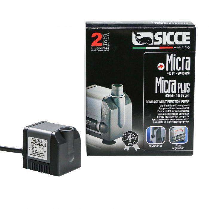 SICCE MICRA COMPACT MULTIFUNCTION SUBMERSIBLE WATER PUMP  90 GPH