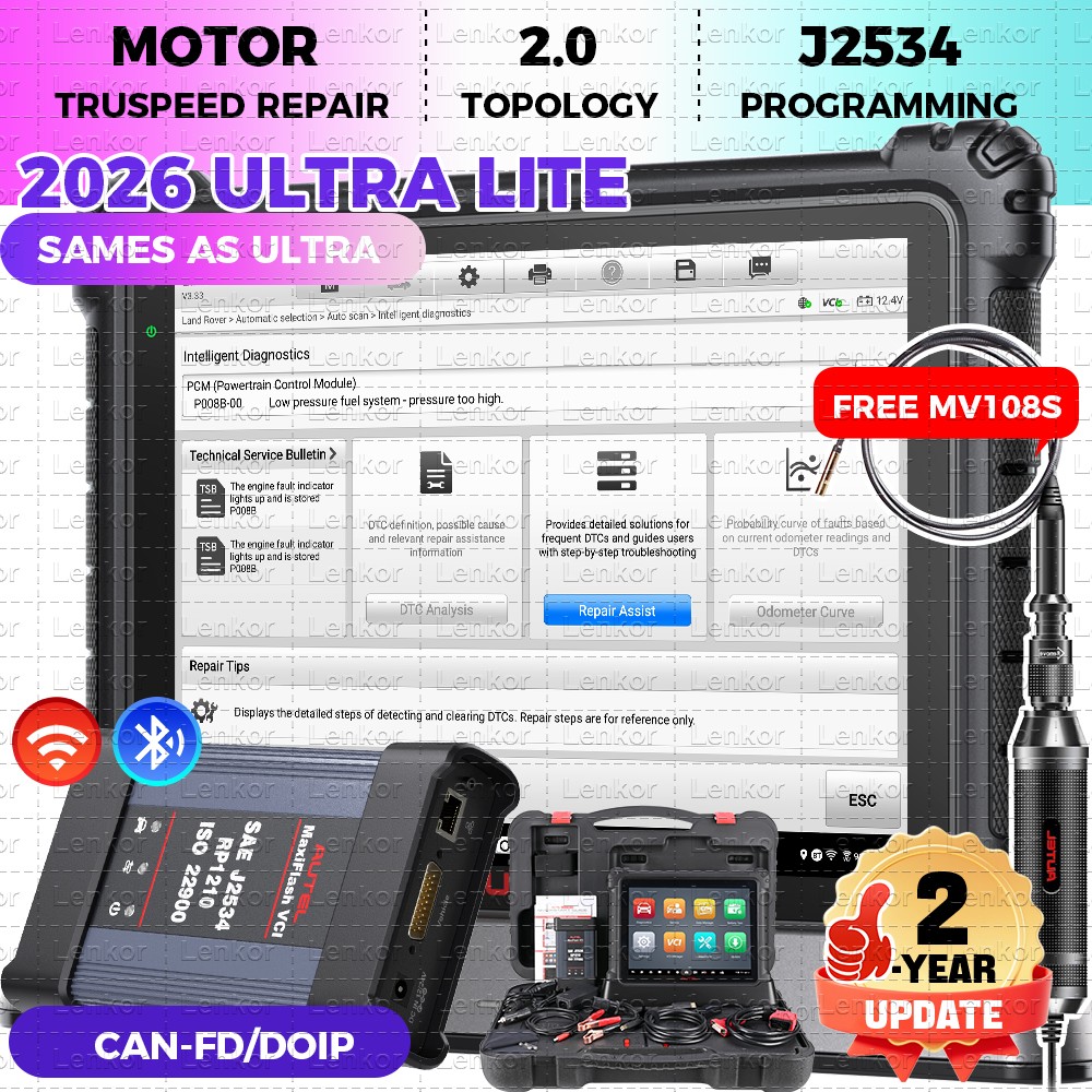 2026 Autel MaxiSys ULTRA Lite MS919 Diagnostic Scanner Advanced VCI Programming