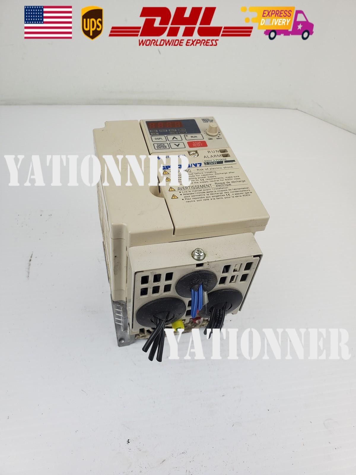 Yaskawa CIMR-V7AM42P2 Variable Speed Drive 3HP 5.5A 460V 3PH