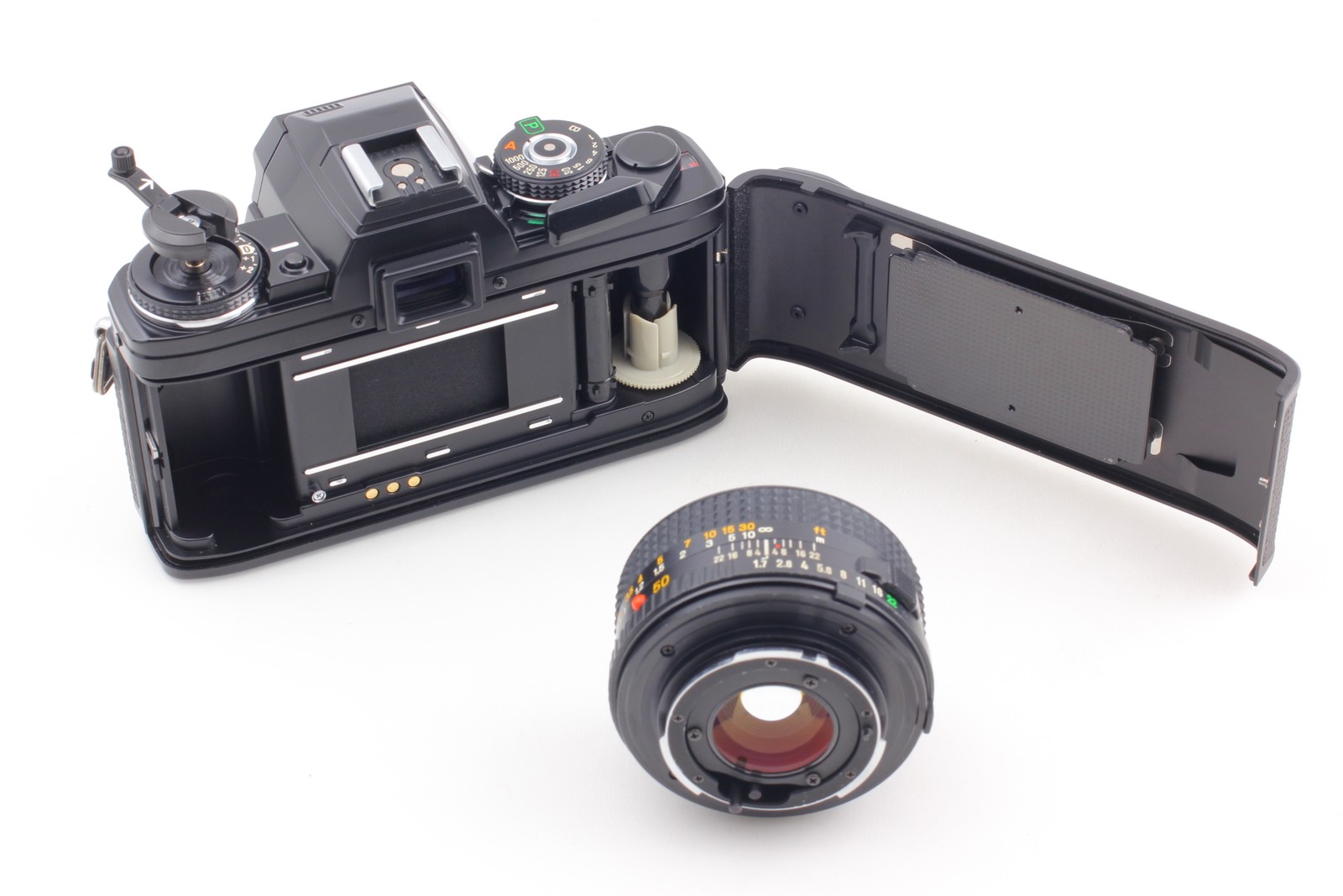 All Works [ Top MINT] Minolta New X-700 Black Camera New MD 50mm F1.7 From JAPAN