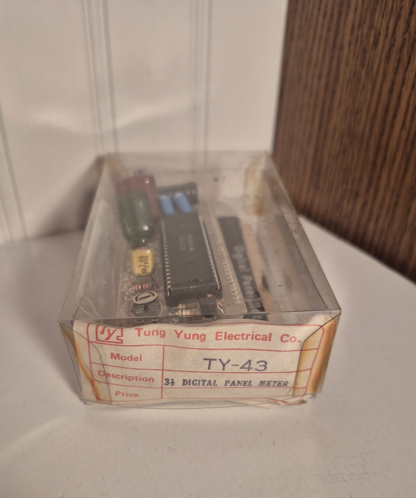 Vintage Tung Yung Electrical DIY Kit 3.5 Digital Panel Meter TY-43