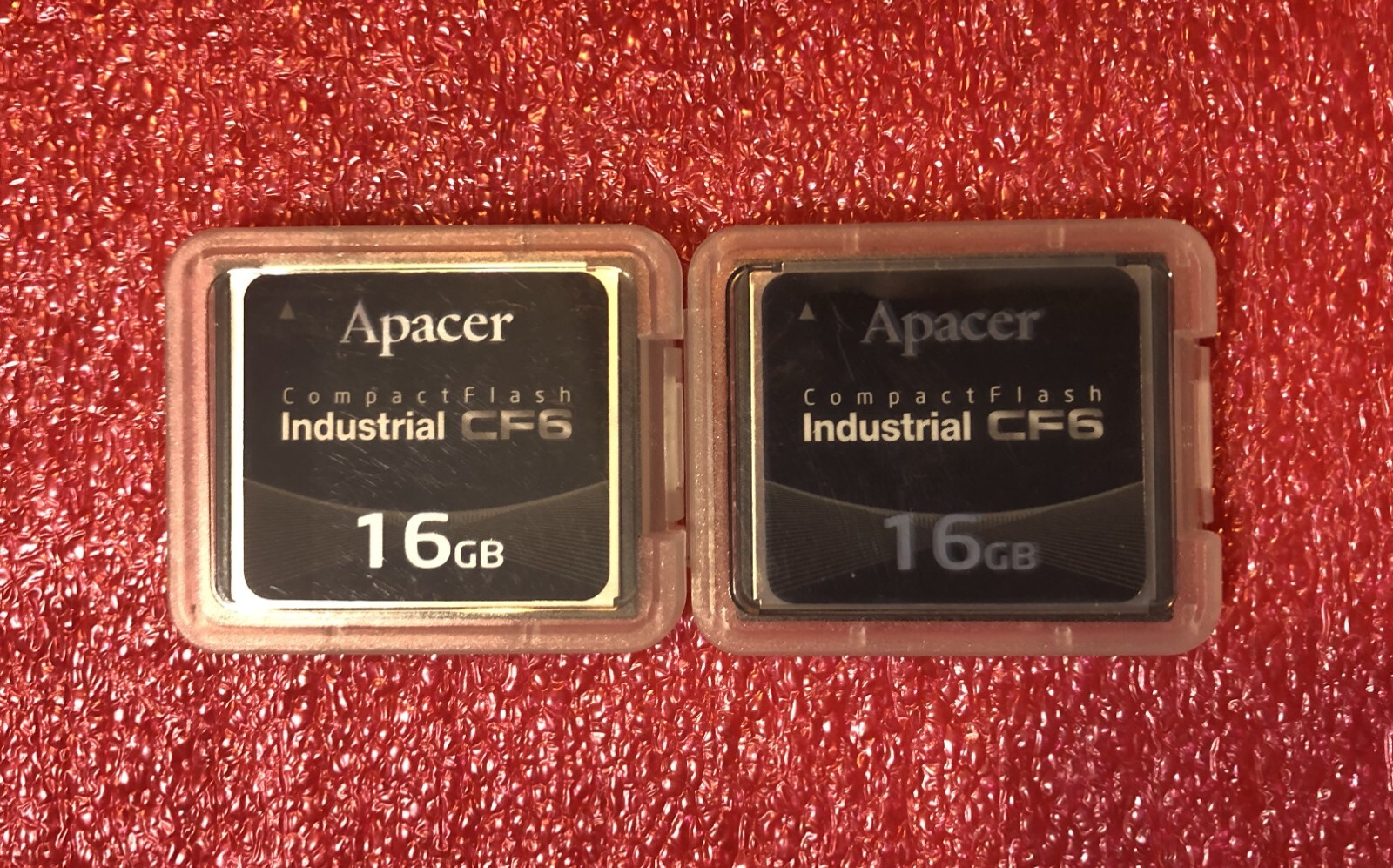 2PCS  Apacer  16GB   Industrial Grade CF6  Compact Flash card. Brand new!
