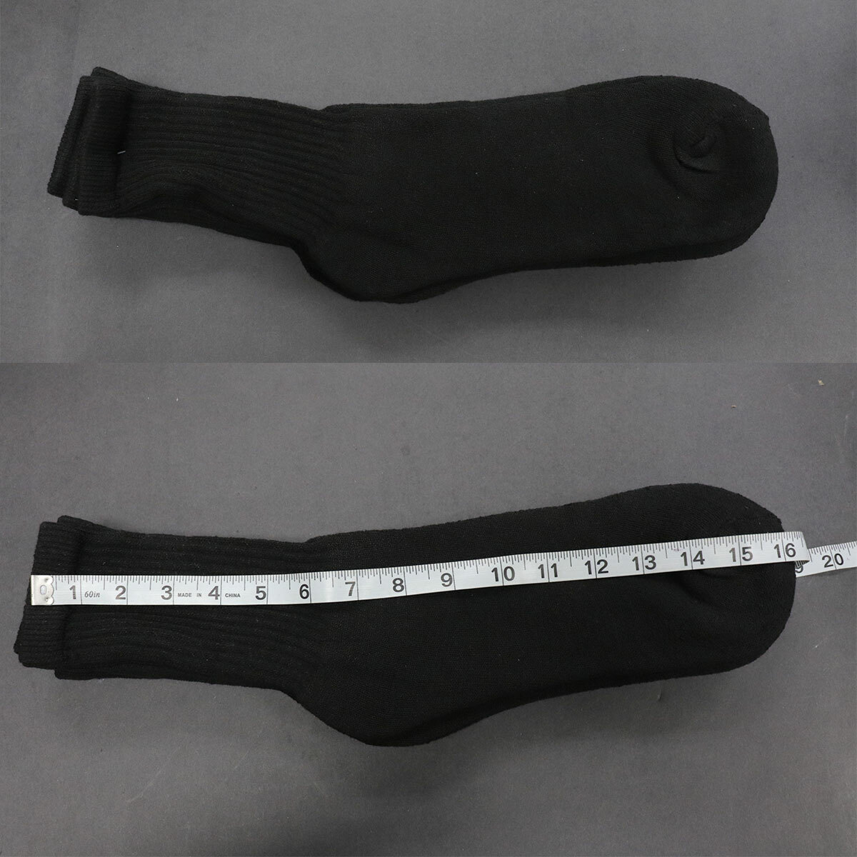 12 Pairs Men's Crew Socks Sports Running Walking Casual Cotton Breathable 9-13