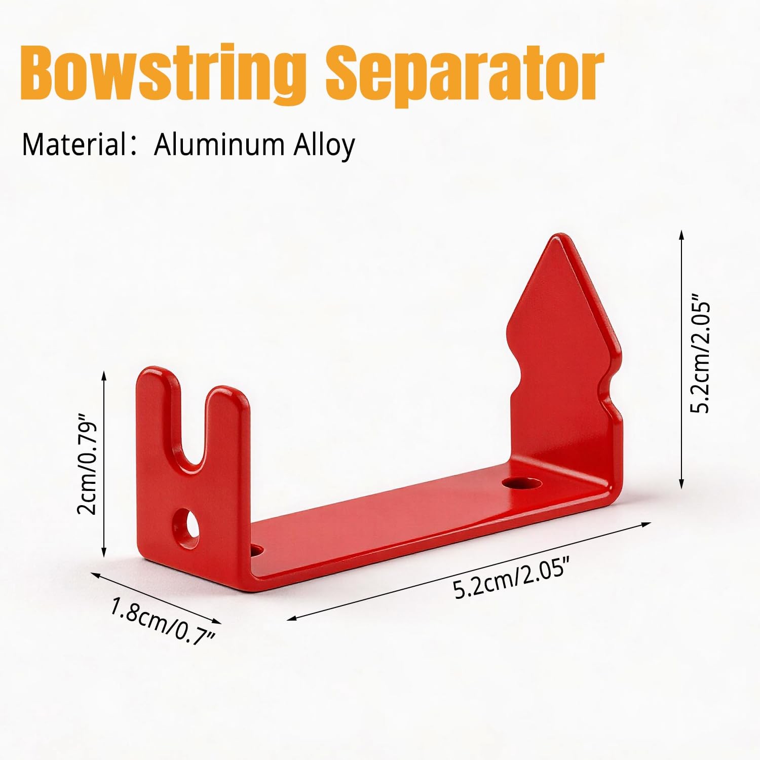 Luoyer Archery Bowstring Separator and Serving Thread Set Peep Red