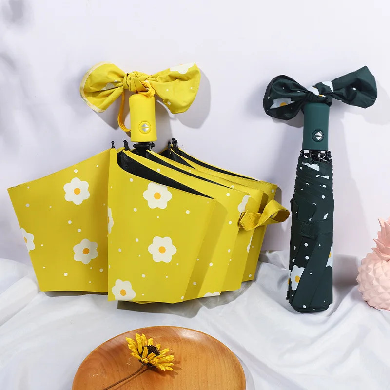 UV umbrella,Automatic Umbrella,Beautiful flower pattern,Large Area,Folding Umbre