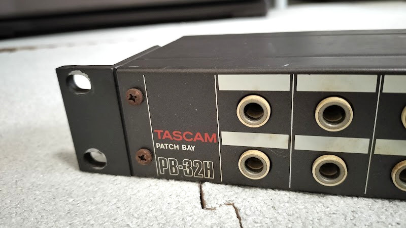 TASCAM PB-32H 32-points Patch Bay Rackmount Used from Japan