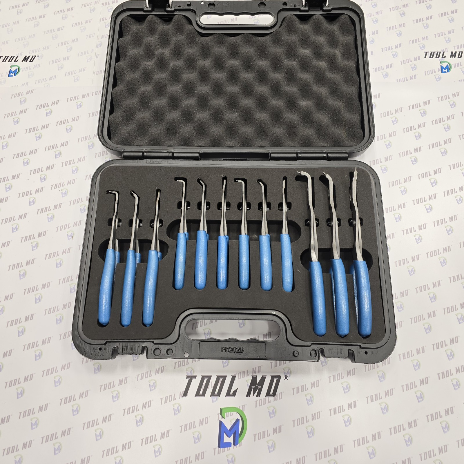 Snap-on Tools USA RARE NEW 12pc PEARL BLUE Snap Ring Plier Set SRPCR112PB