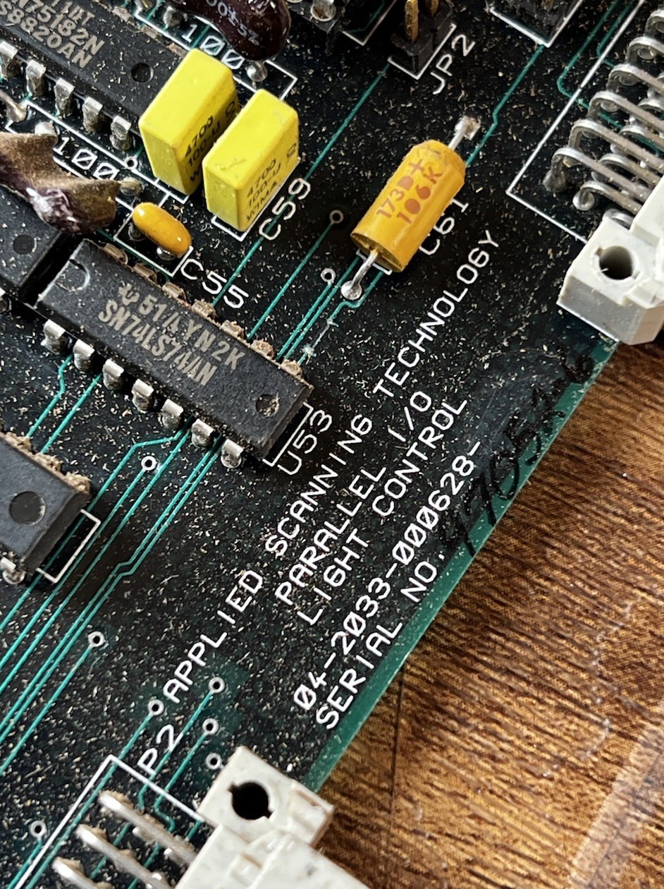 Applied Scanning Technology Parallel I/O Light Control Board 04-2033000628