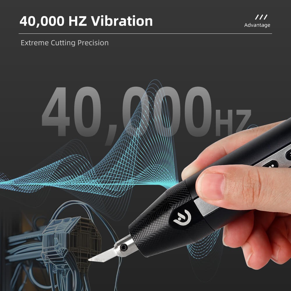 Hanboost C1 Professional Wireless Ultrasonic Craft Cutter Kit, for DIY Projects