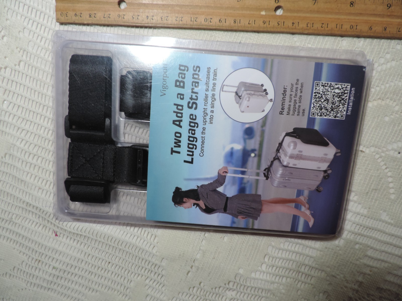 Two Add a Bag Luggage Straps - New -