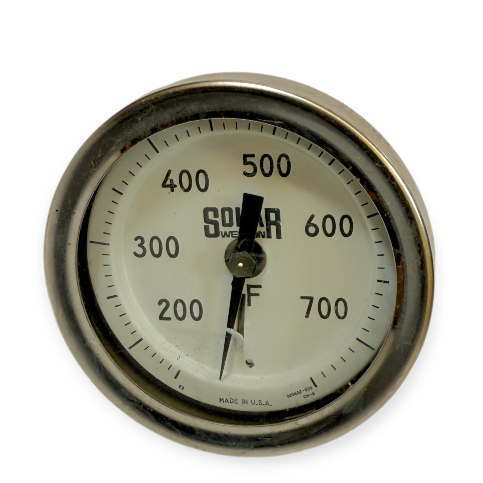 Solar Westion 265632-909 Temperature Fahrenheit Gauge 200-700 Dial Made in USA