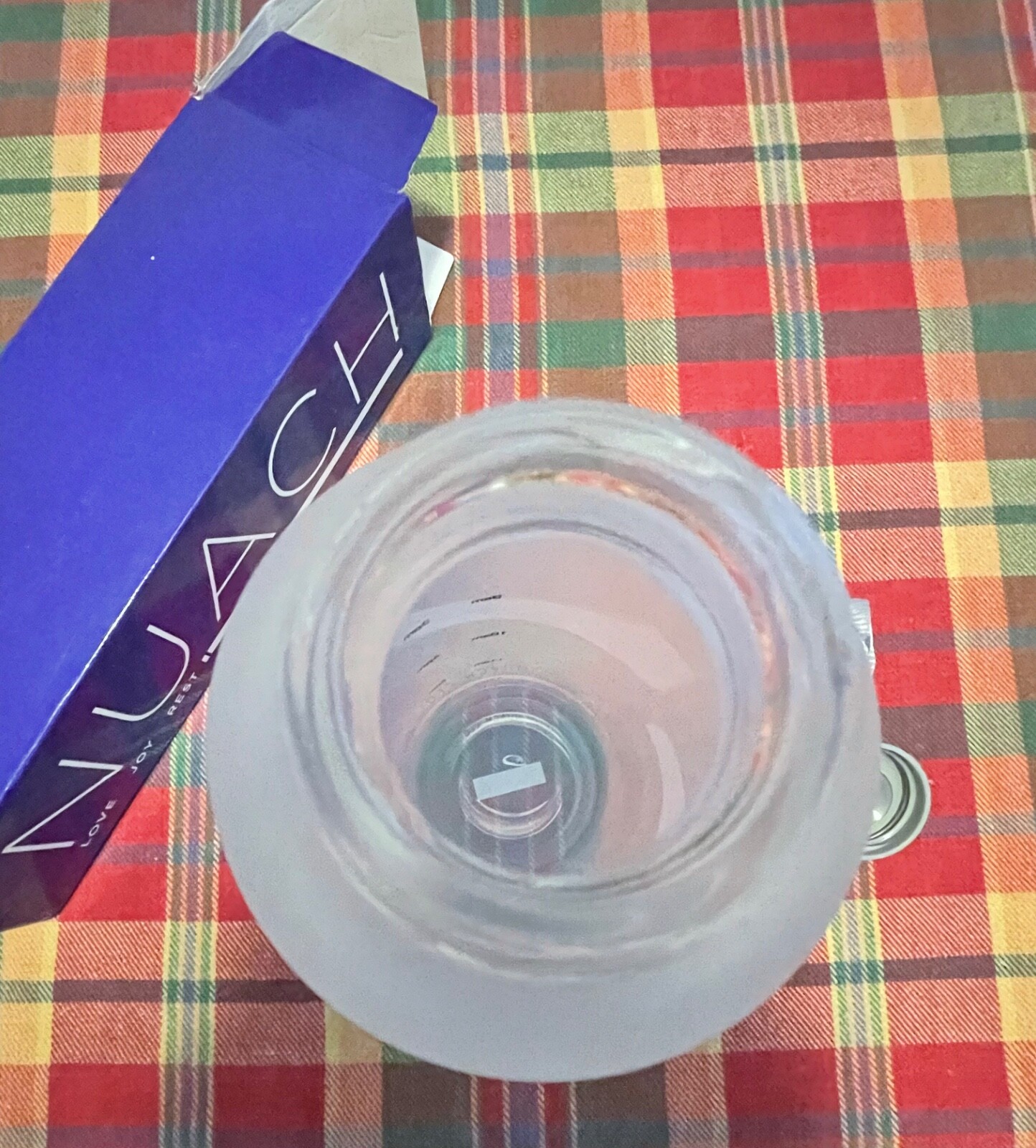 32 oz Nuach glass water bottle
