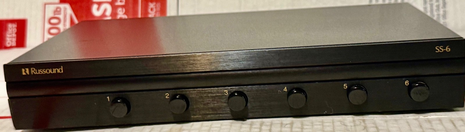 RUSSOUND SS-6 -6 SPEAKER SELECTOR SWITCH w/ PROTECTION -MADE IN USA!