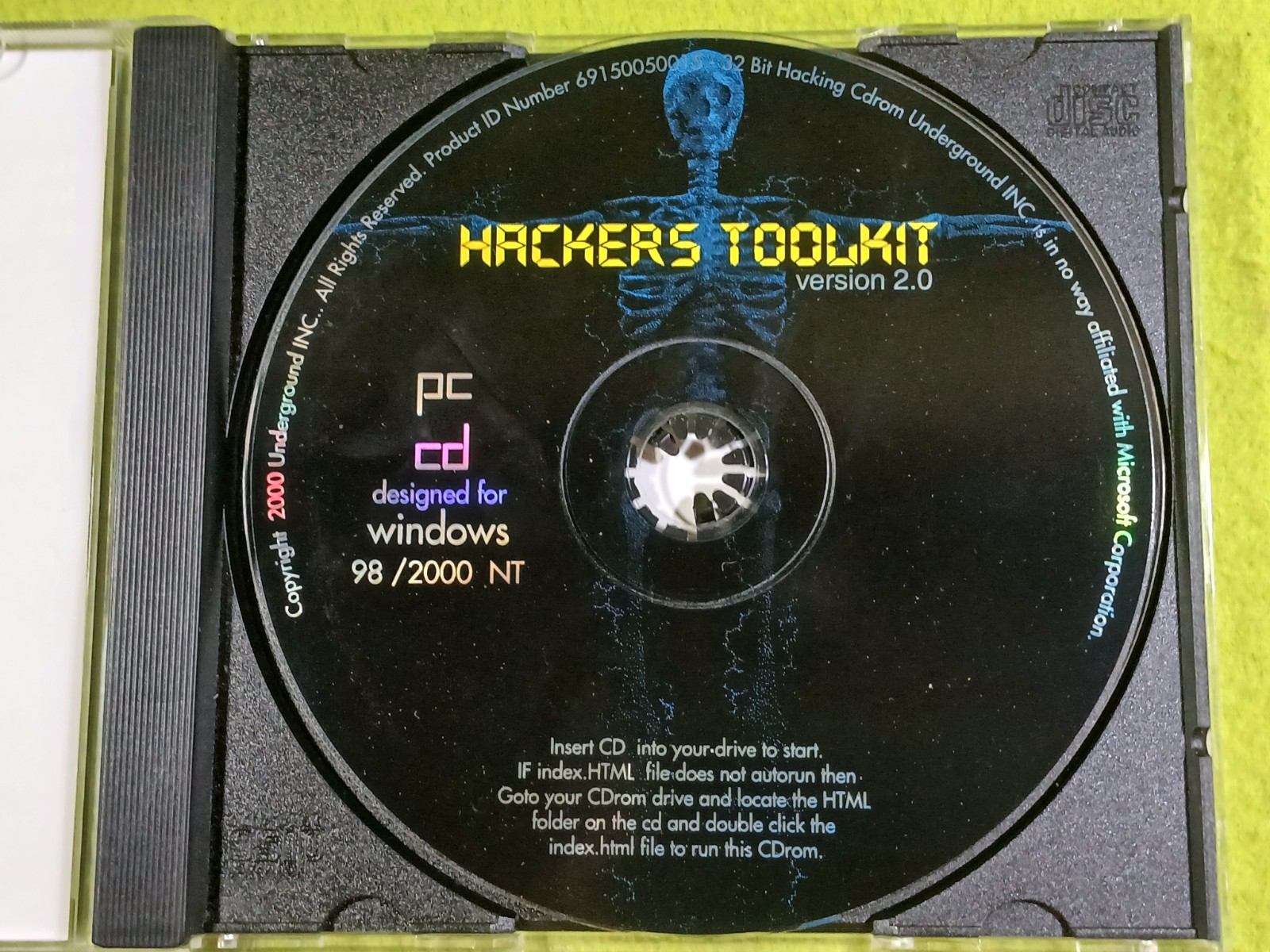 Hackers Toolkit Version 2.0 (PC, CD-ROM, 2000) Win98/2000/NT RARE OOP HTF