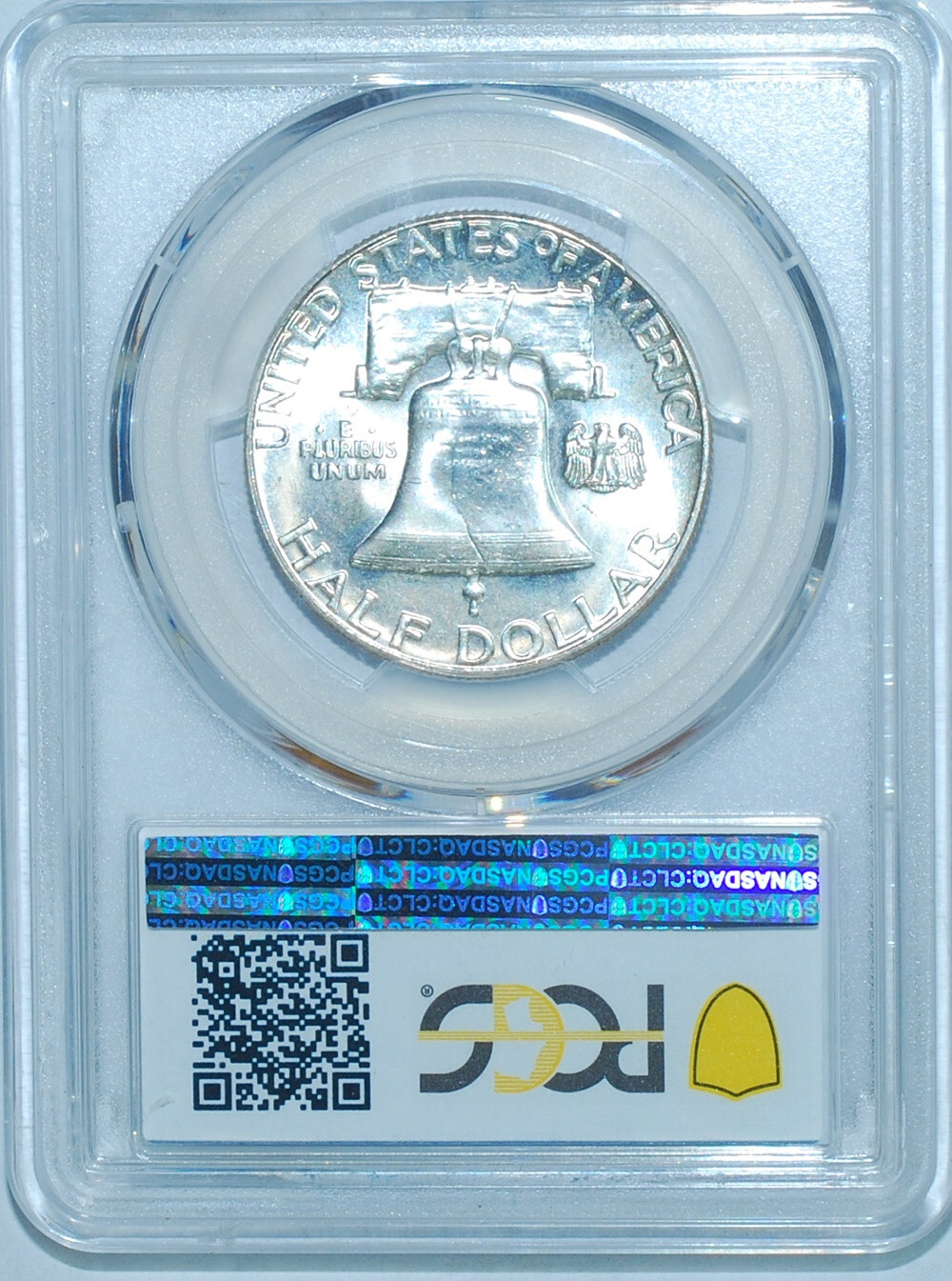 1959 PCGS MS66FBL Full Bell Lines T2 Type 2 Reverse Franklin Half Dollar
