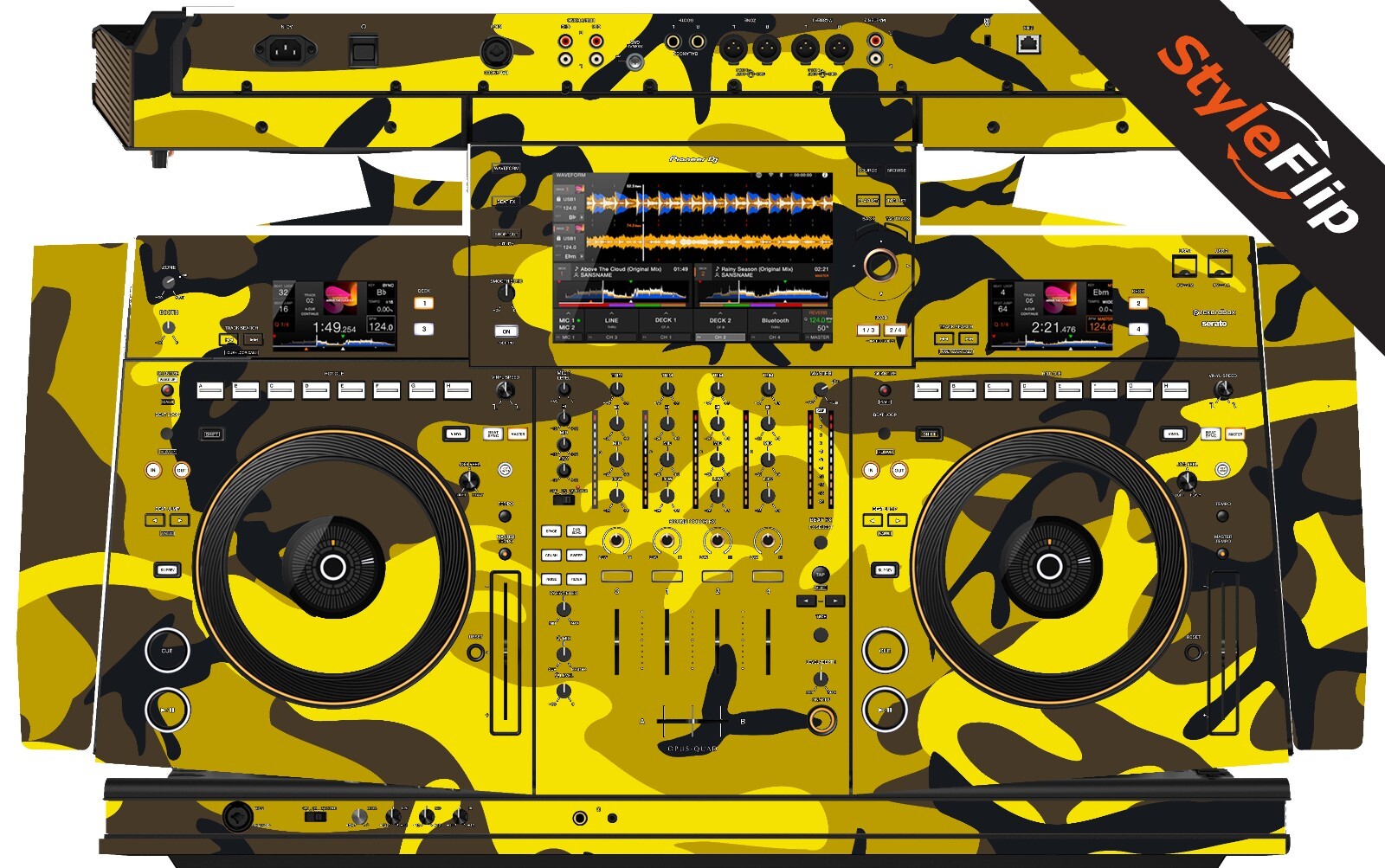 Pioneer Opus-Quad Skin | Yellow Camo | Protective Decal | StyleFlip Skins
