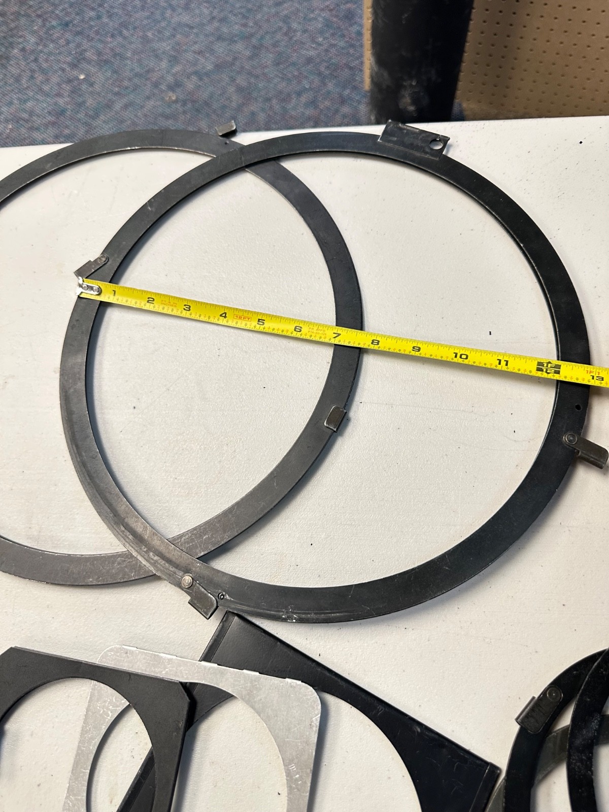 Gel frames for film or stage lights, a variety of sizes