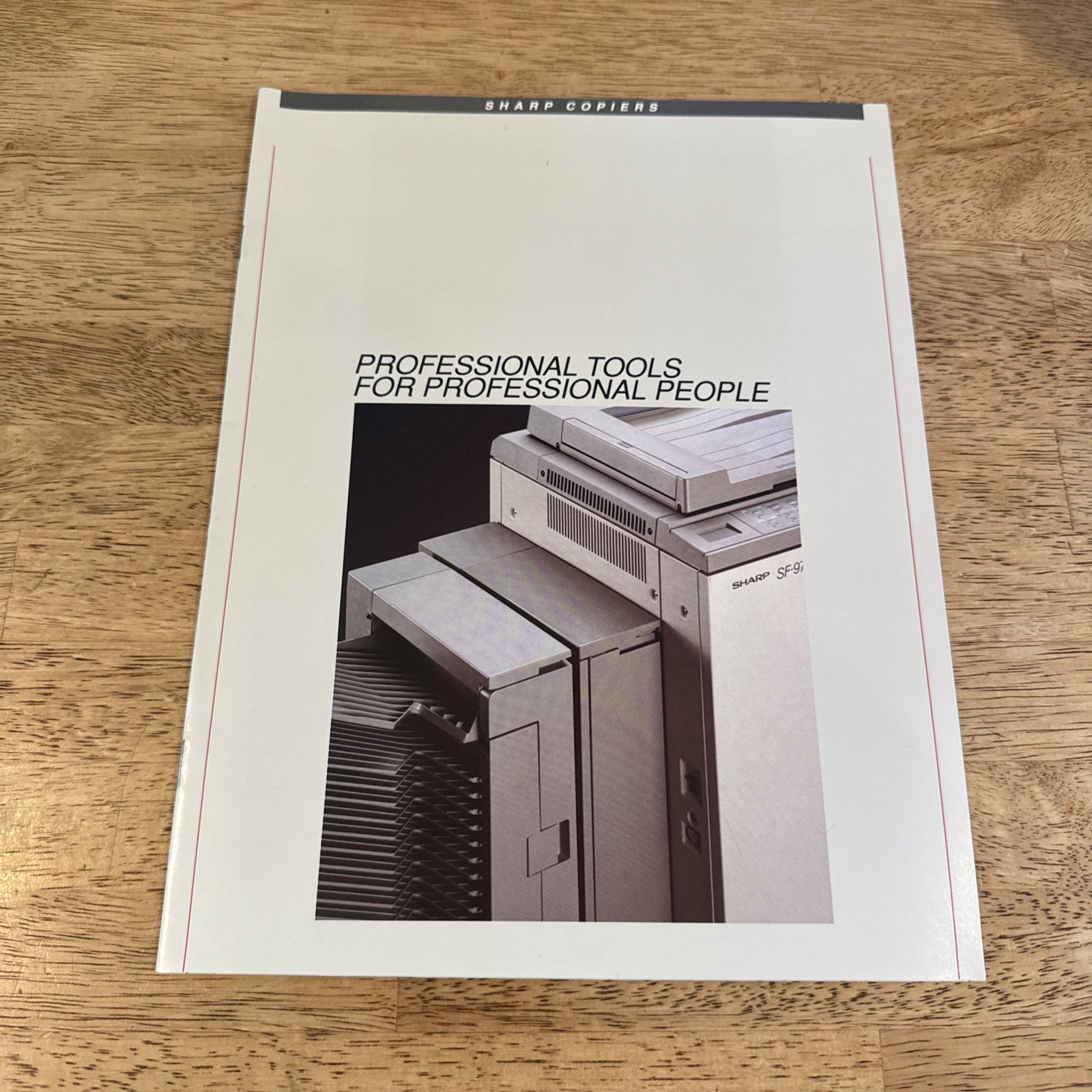 1988 Sharp Copiers Catalog And Specifications Vintage